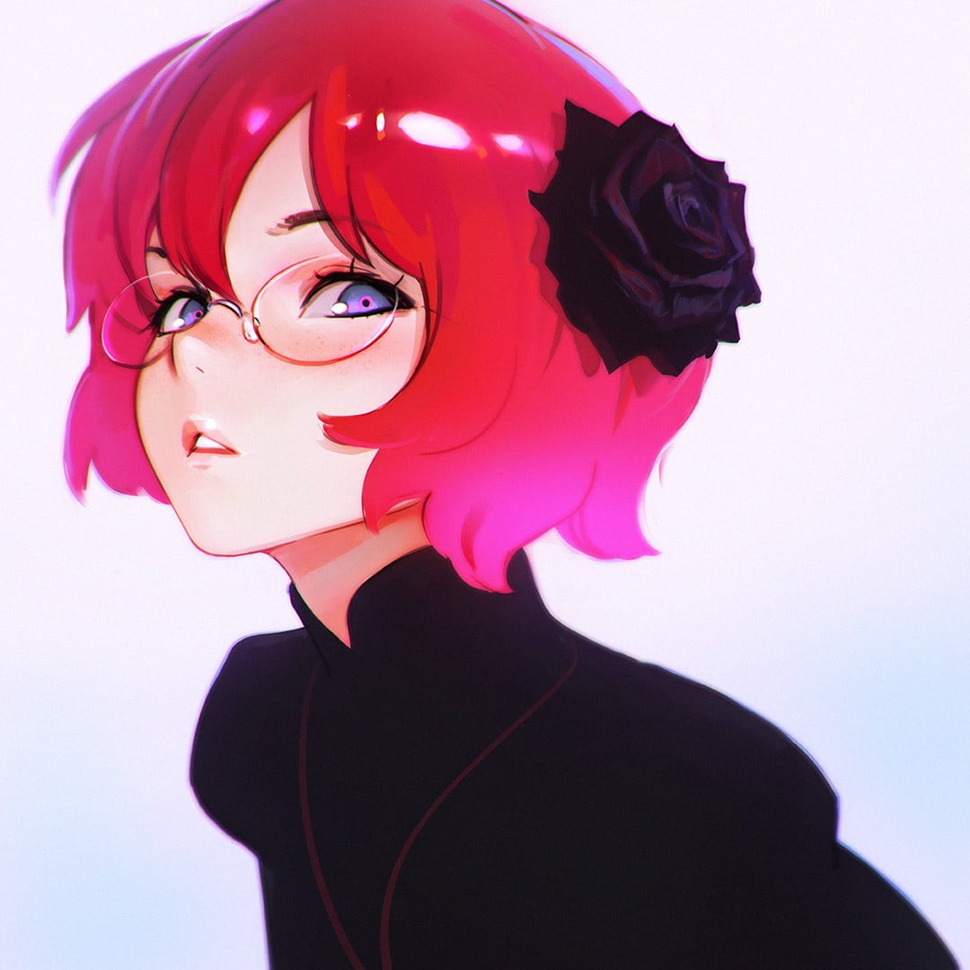 Redhead Anime Girl