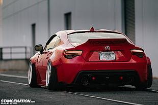 red and black car toy, Scion, Stance, StanceNation, car