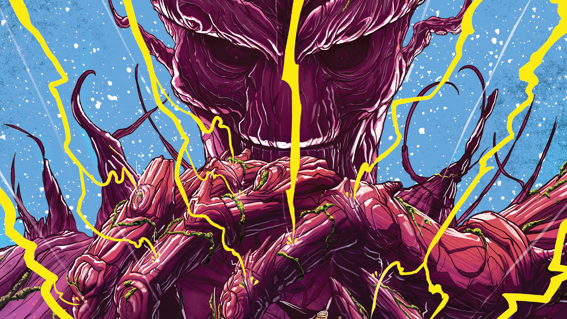 Groot Digital Wallpaper Marvel Comics Comics Guardians Of