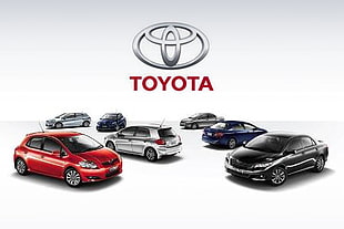 assorted Toyota cars HD wallpaper