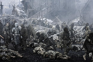 war-themed wallpaper, A Song of Ice and Fire, TV, White Walker HD wallpaper