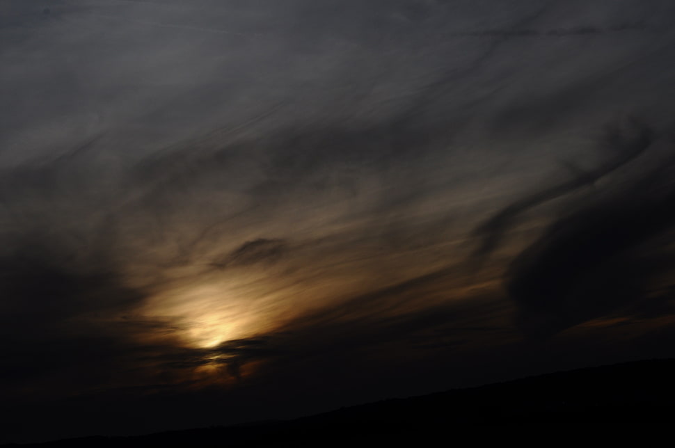 sunset, sky, clouds HD wallpaper