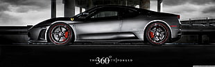 gray Ferrari 360 Forged poster