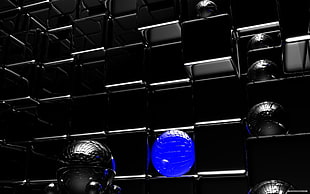 Cube,  Sphere,  Shape,  Surface HD wallpaper