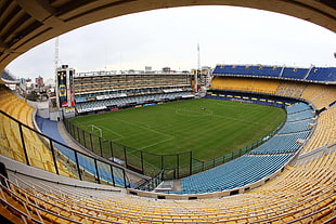 soccer field, La Bombonera, stadium HD wallpaper