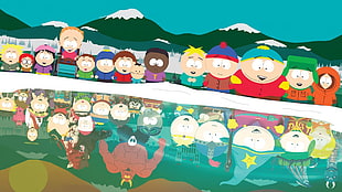 South Park illustration HD wallpaper