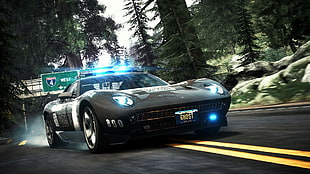 black coupe, Lamborghini, Miura, Need for Speed: Rivals, Need for Speed HD wallpaper