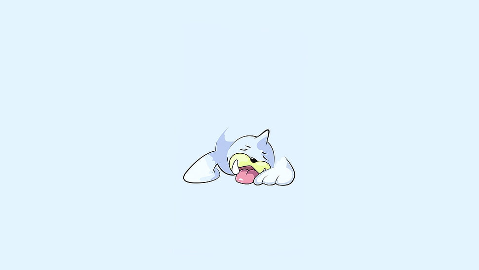 blue and white sealion illustration, Pokémon HD wallpaper