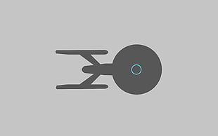 Star Trek Enterprise illustration, Star Trek, USS Enterprise (spaceship), minimalism HD wallpaper