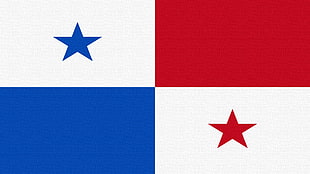 Star,  Flag,  Panama HD wallpaper