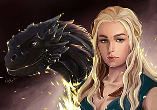 game of thrones Daenerys Targaryen poster HD wallpaper