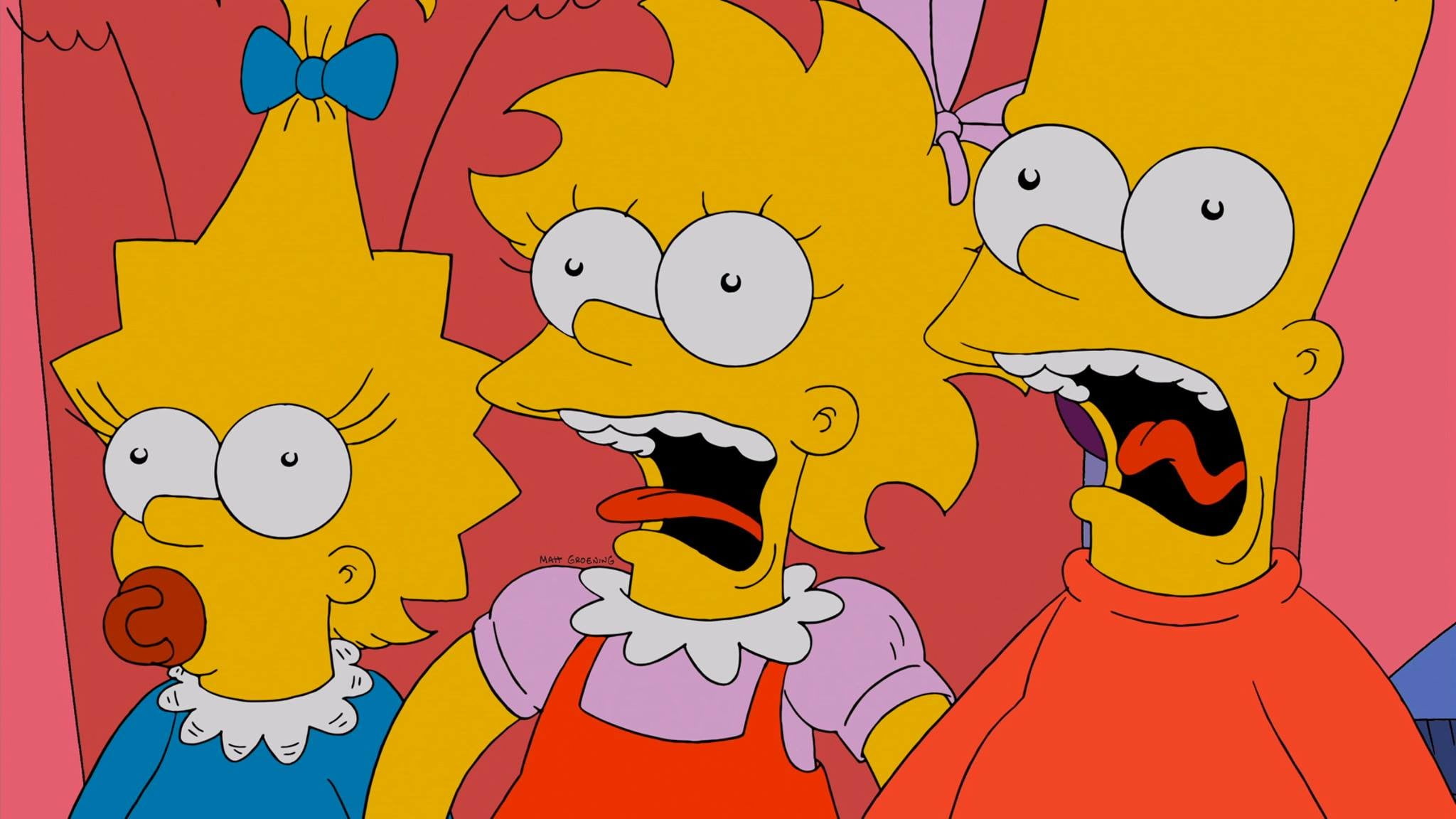 The Simpson digital wallpaper, The Simpsons, Lisa Simpson, Bart Simpson, Maggie Simpson