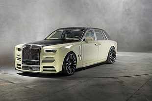 white sedan, Rolls-Royce Phantom Bushukan Edition, Mansory, Geneva Motor Show