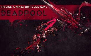 Deadpool graphic wallpaper HD wallpaper