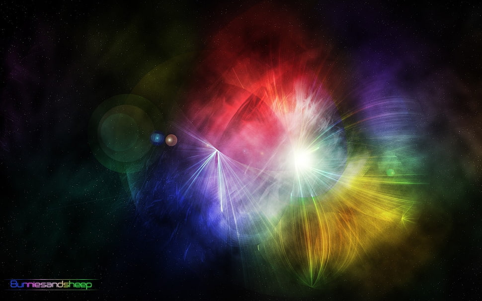 multicolored of light display wallpaper HD wallpaper