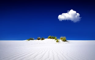 white sand, nature, sand, sky, blue