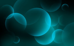 blue bubble wallpaper