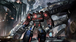 Optimus Prime animated illustration, video games