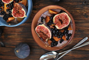 fig fruit, Figs, Currants, Breakfast