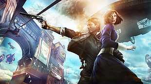 game poster, BioShock, BioShock Infinite, video games