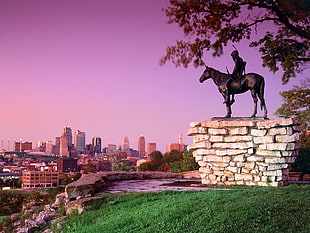 Robin Hood monument, Kansas City, scouts, The Scout