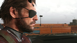 male game character digital wallpaper, Metal Gear, Metal Gear Solid V: The Phantom Pain, video games, Venom Snake