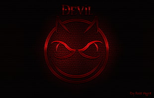 Devil logo illustration, Devil, fantasy art