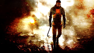 Half-Life digital wallpaper, Gordon Freeman, Half-Life 2