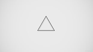 triangle illustration, minimalism, geometry, triangle, black
