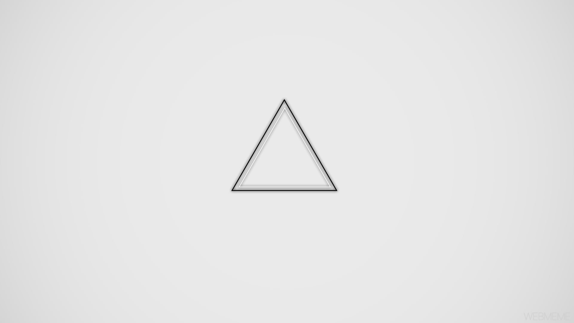 Triangle illustration, minimalism, geometry, triangle, black HD ...