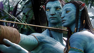 Avatar, movies, Avatar, blue skin HD wallpaper