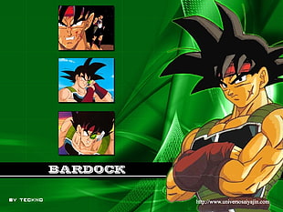 Son Goku illustration, Dragon Ball Z, Bardock, anime, anime boys