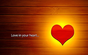 Love in Your Heart screen shot HD wallpaper