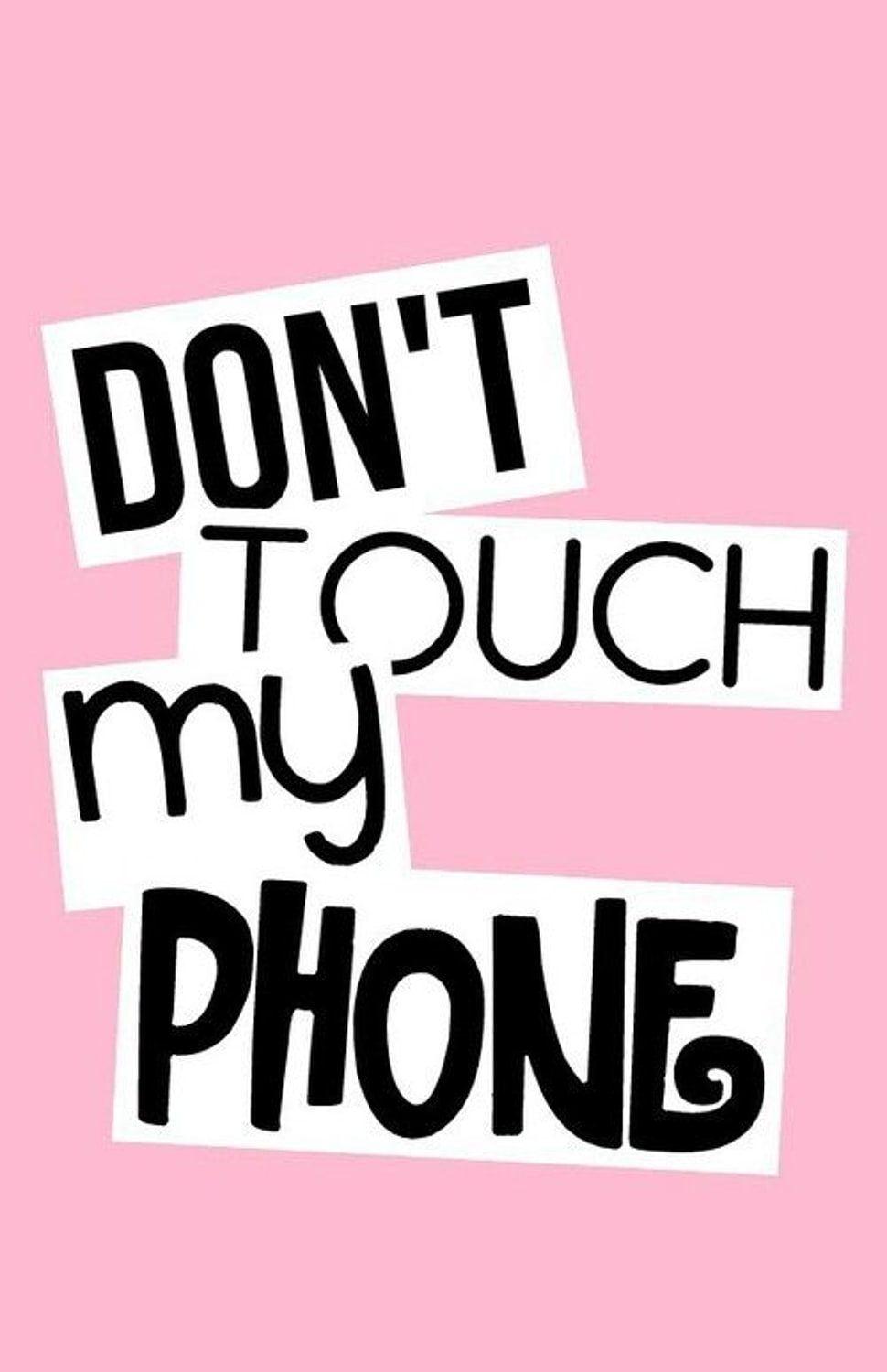 Don't touch my phone text HD wallpaper | Wallpaper Flare