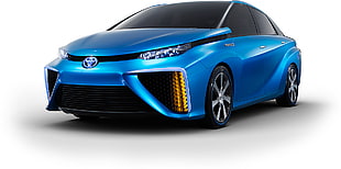 blue Toyota concept car