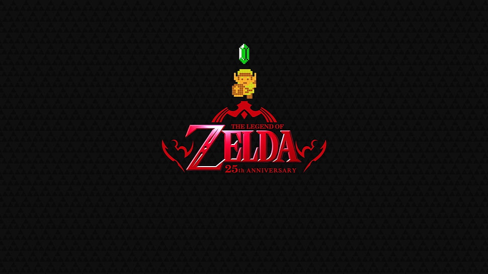 The Legend of Zelda logo, The Legend of Zelda, video games, retro games, Link HD wallpaper