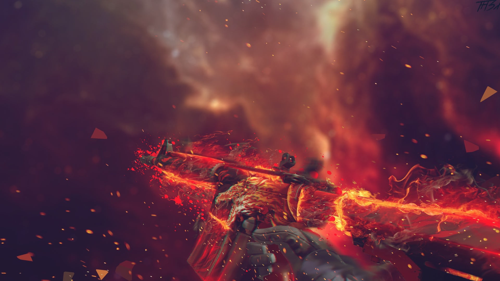 red rifle game screenshot