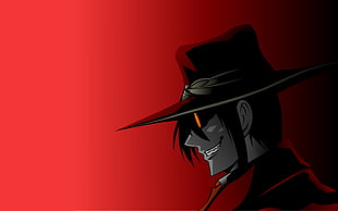 black haired male anime character illustration