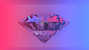 diamond wallpaper, Cinema 4D, diamonds, jewels HD wallpaper