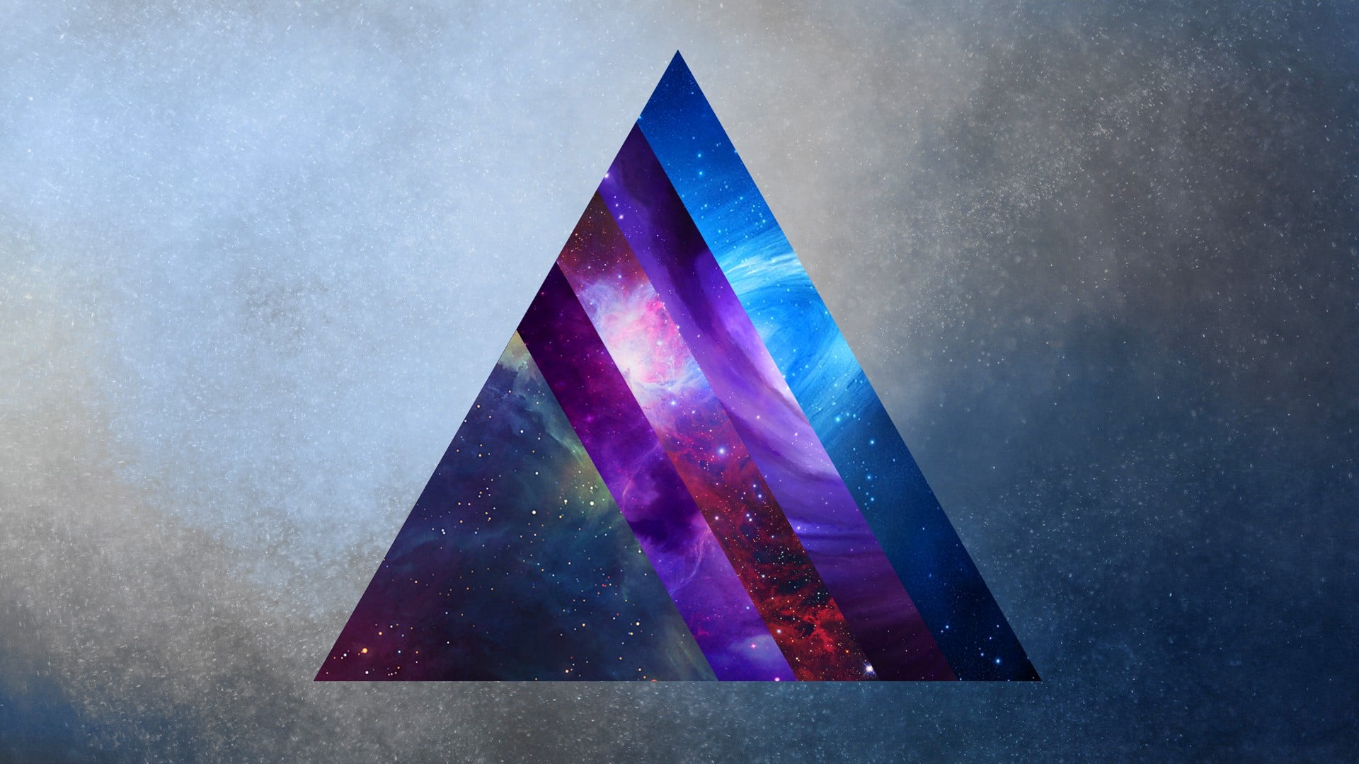 Triangular galaxy print logo, space, prism, triangle HD wallpaper |  Wallpaper Flare