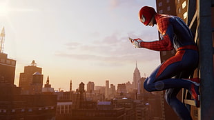 Spider-Man wallpaper, Spider-Man, Marvel Comics, New York City, cityscape