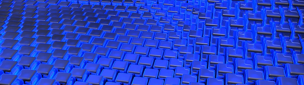 blue textile pattern HD wallpaper