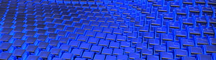 blue textile pattern HD wallpaper