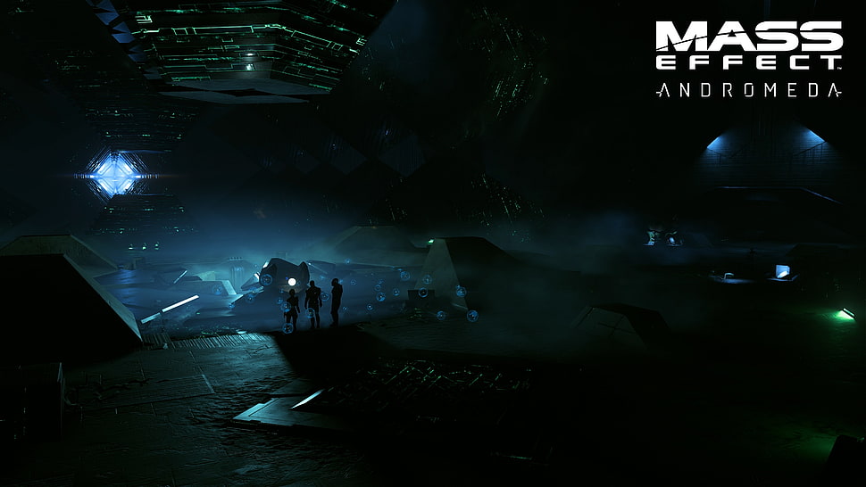 Mass Effect Andromeda poster, Mass Effect: Andromeda, Mass Effect, video games HD wallpaper