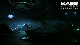 Mass Effect Andromeda poster, Mass Effect: Andromeda, Mass Effect, video games HD wallpaper
