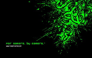 Razer logo, Razer, PC gaming, video games