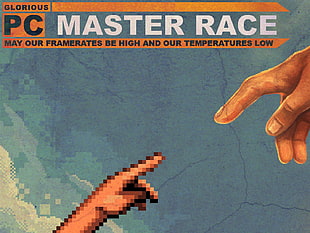 PC master race logo HD wallpaper
