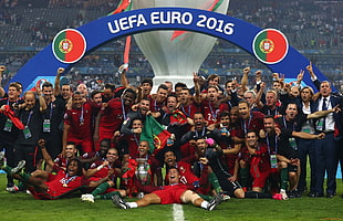 UEFA Euro 2016 soccer player group photo