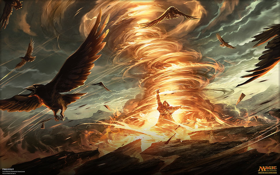 Magic the Gathering Cards poster HD wallpaper