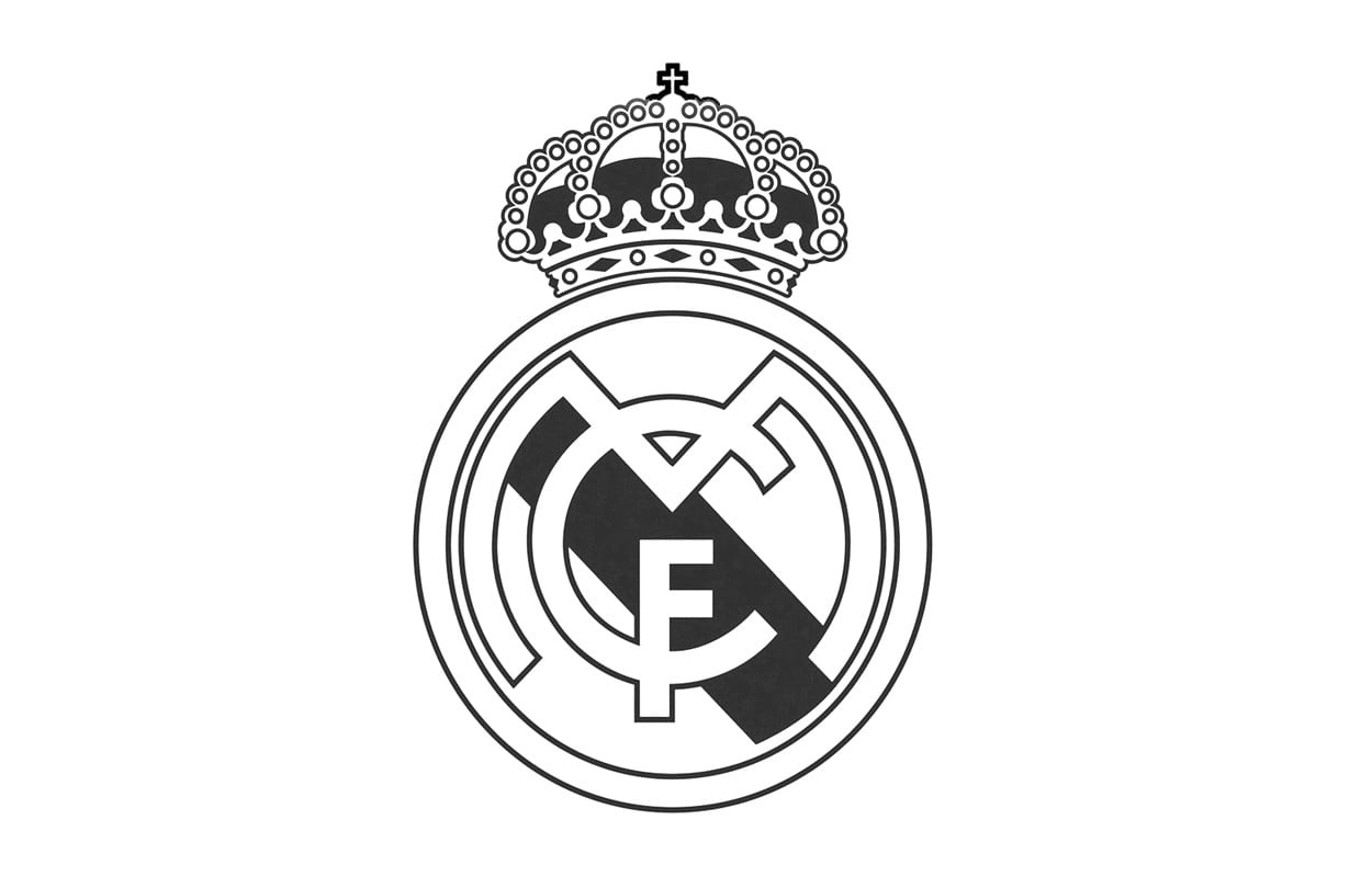 Real Madrid logo, Real Madrid, soccer